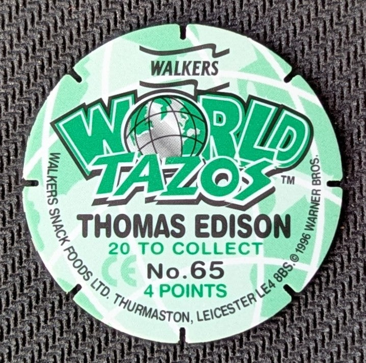 #65 - Thomas Edison > World Tazos > Walkers > Looney Tunes