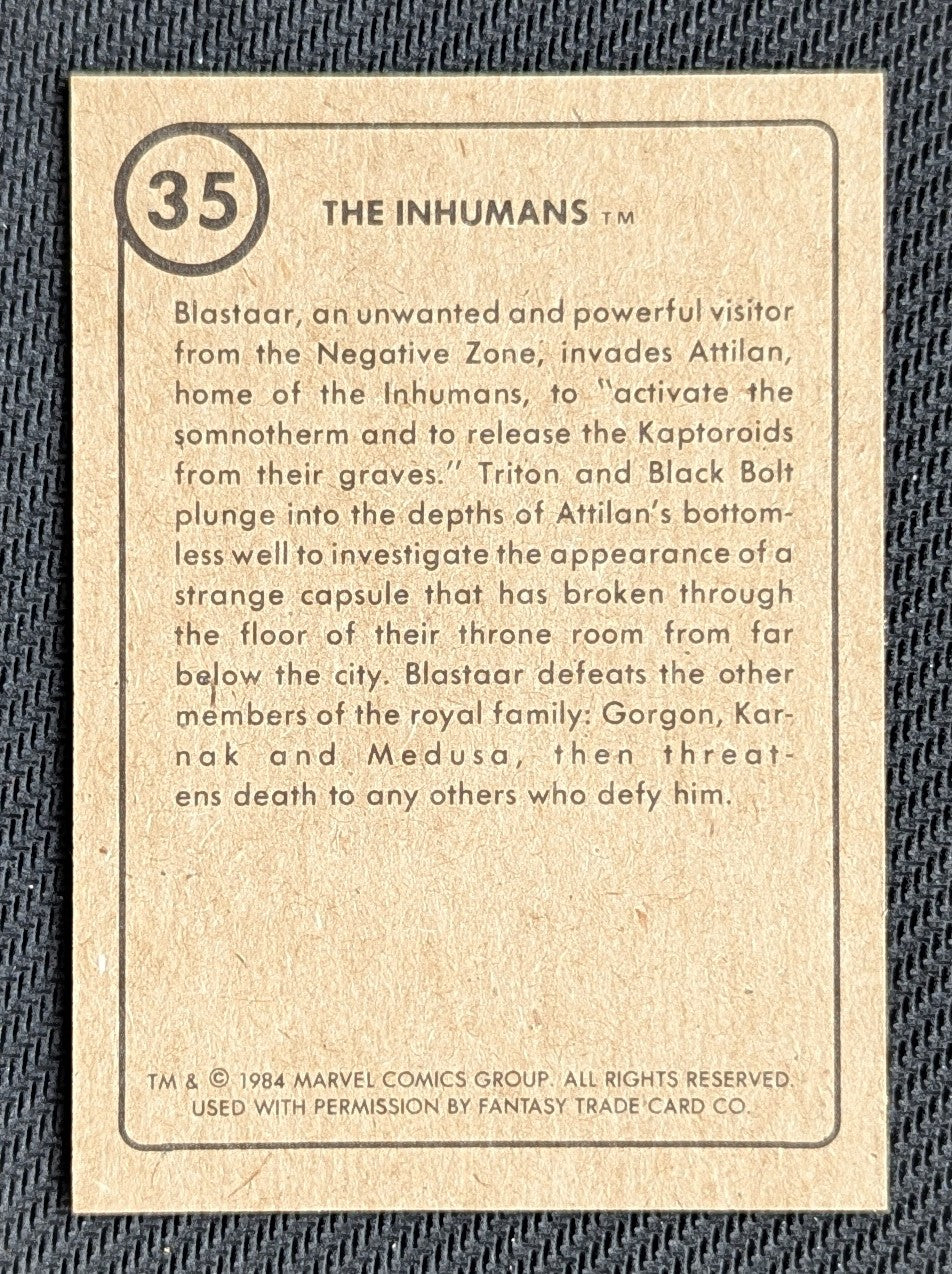 #35 The Inhumans - Marvel First Issue Covers 1984
