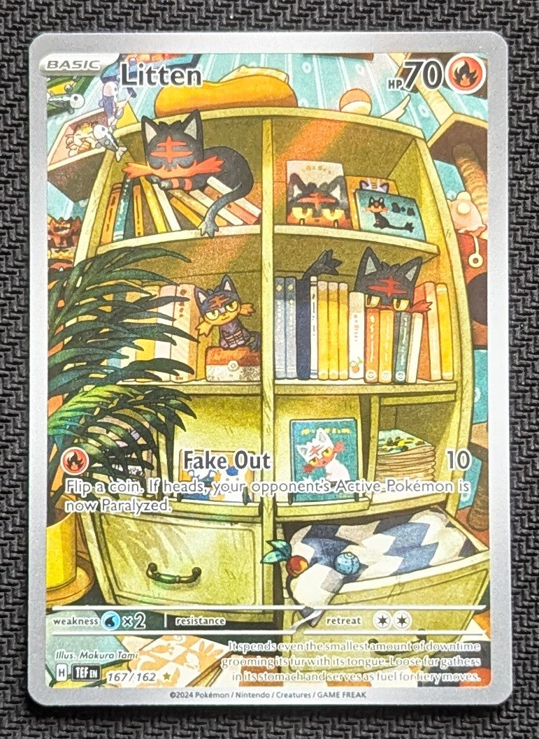 Litten - 167/162
Holo
Illustration Rare - Unlimited