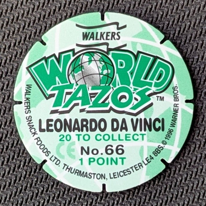 #66 - Leonardo Da Vinci > World Tazos > Walkers > Looney Tunes