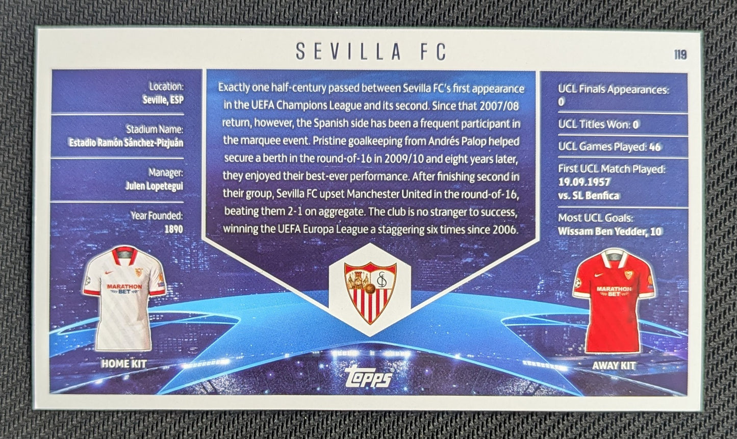 #119 - Sevilla FC - UCL Best Of The Best