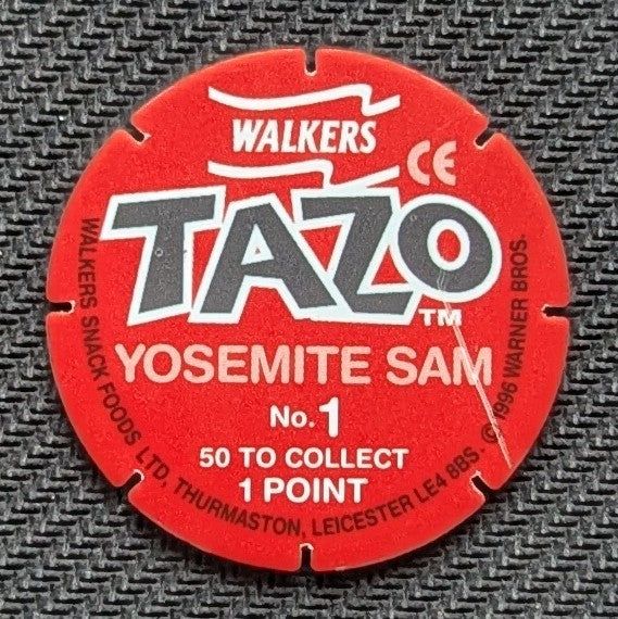 #1 - Yosemite Sam > Tazos > Walkers > Looney Tunes