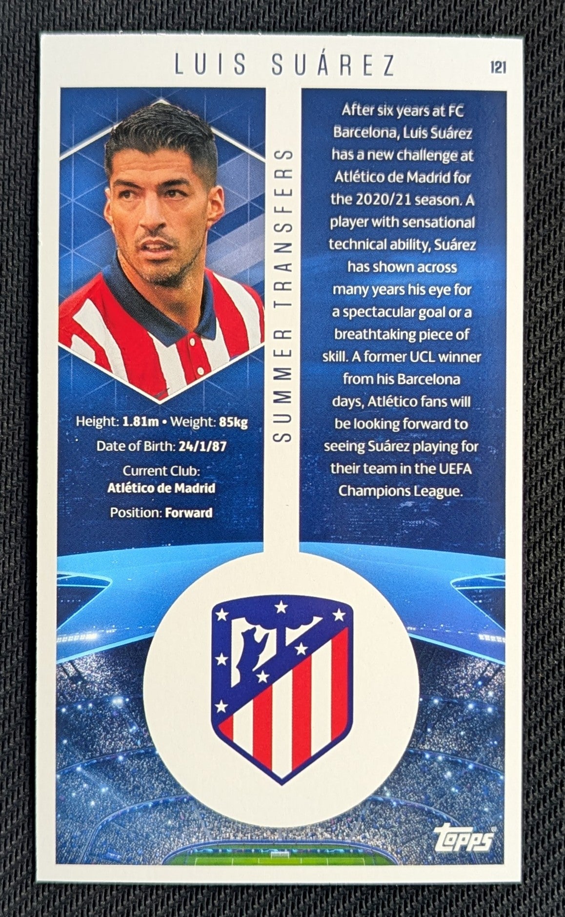 #121 - Luis Suarez - Athletico Madrid - UCL Best Of The Best - Summer Transfers