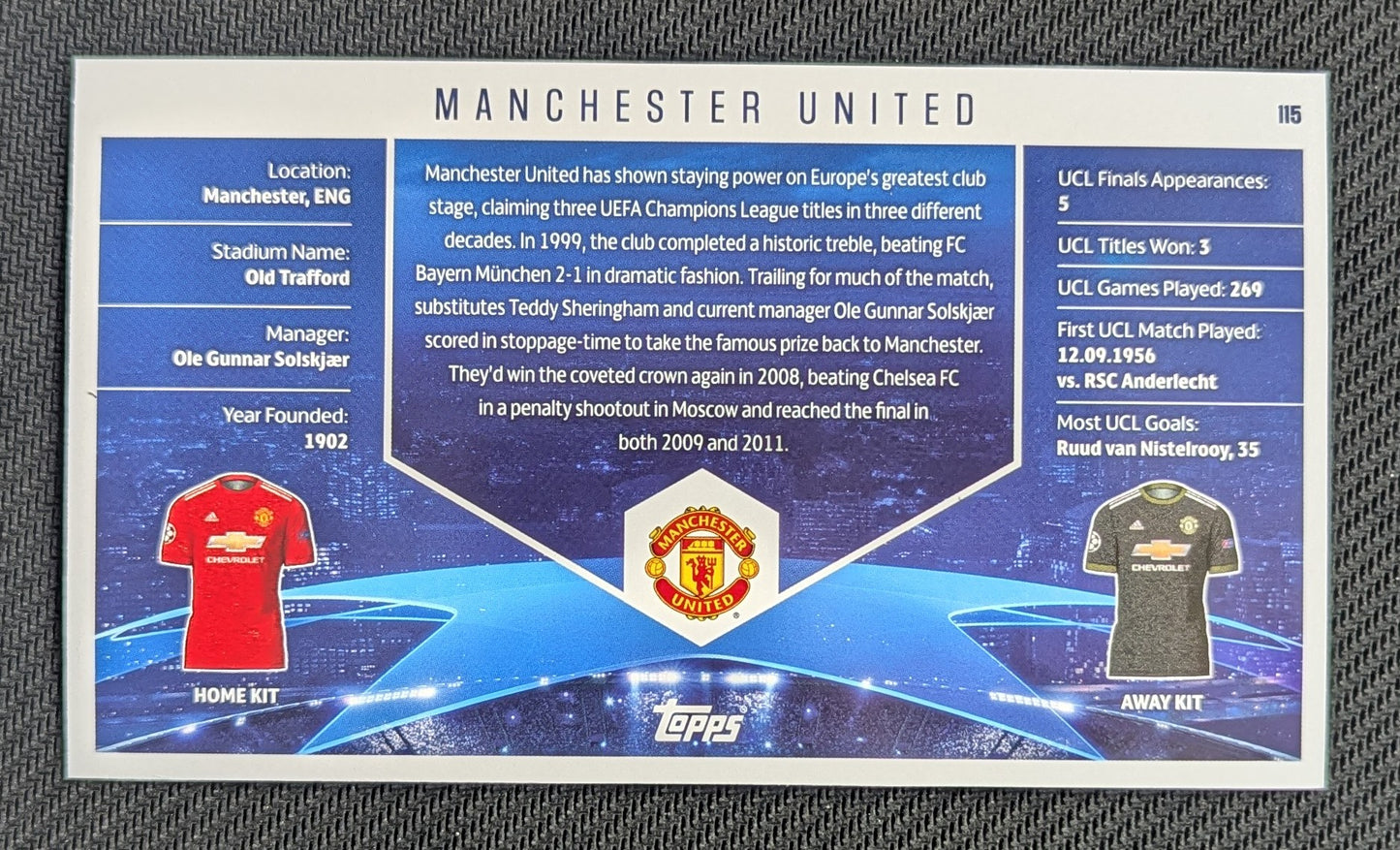 #115 - Manchester United - UCL Best Of The Best