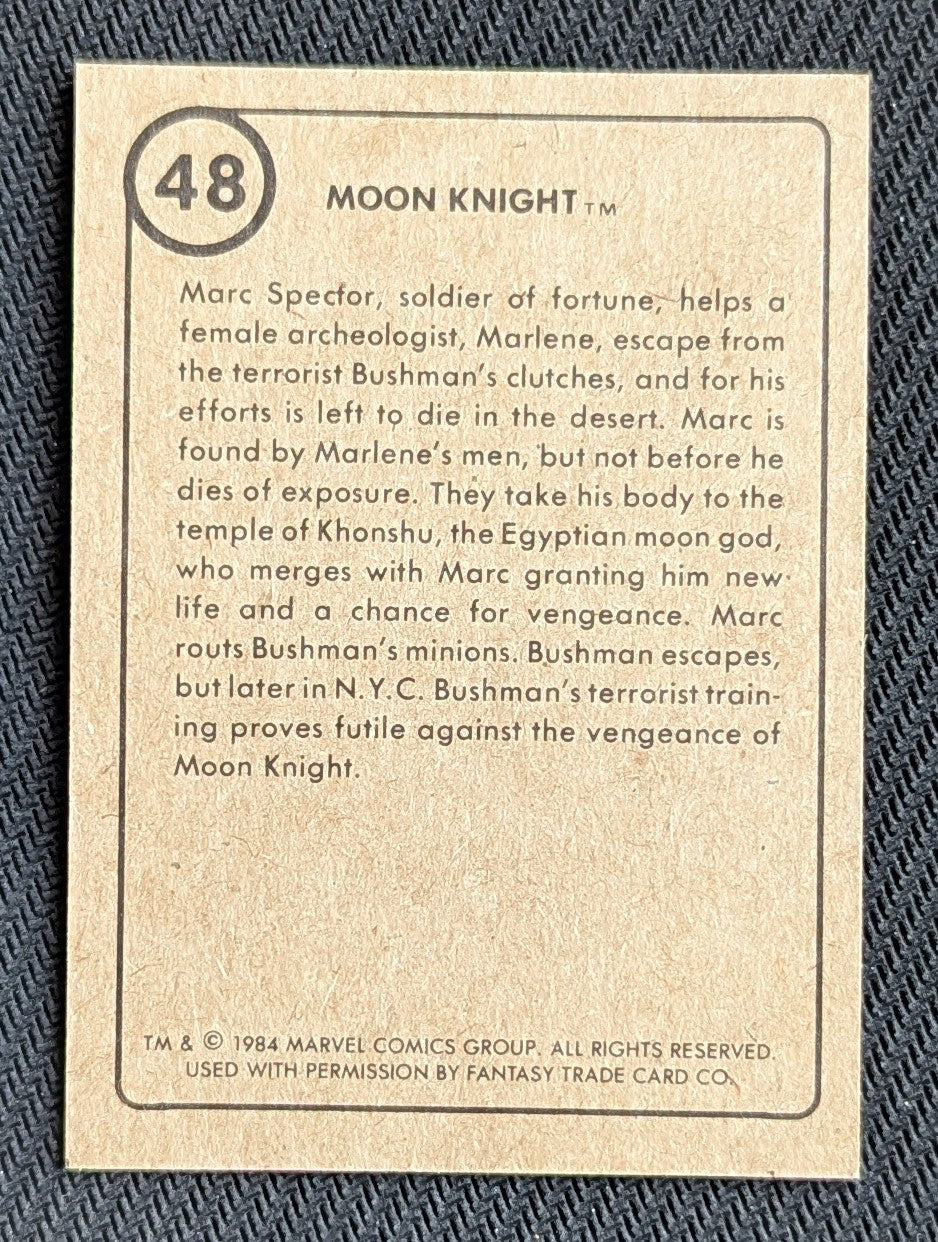 #48 Moon Knight - Marvel First Issue Covers 1984