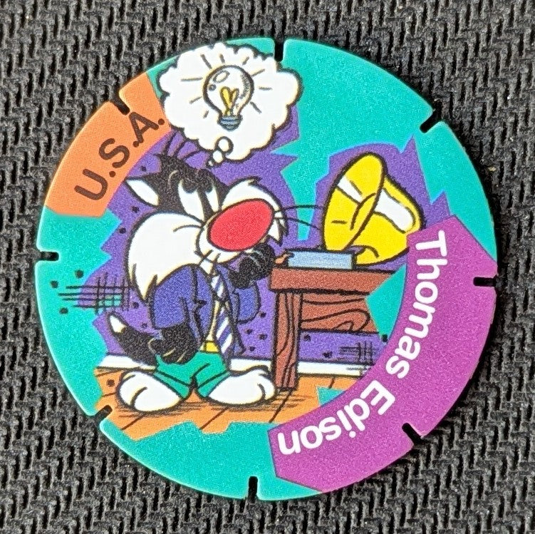 #65 - Thomas Edison > World Tazos > Walkers > Looney Tunes