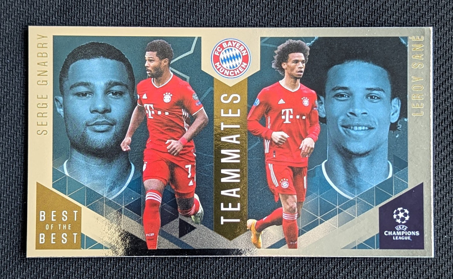 #143 - Serge Gnabry & Leroy Sane - Bayern Munchen - UCL Best Of The Best - Team Mates