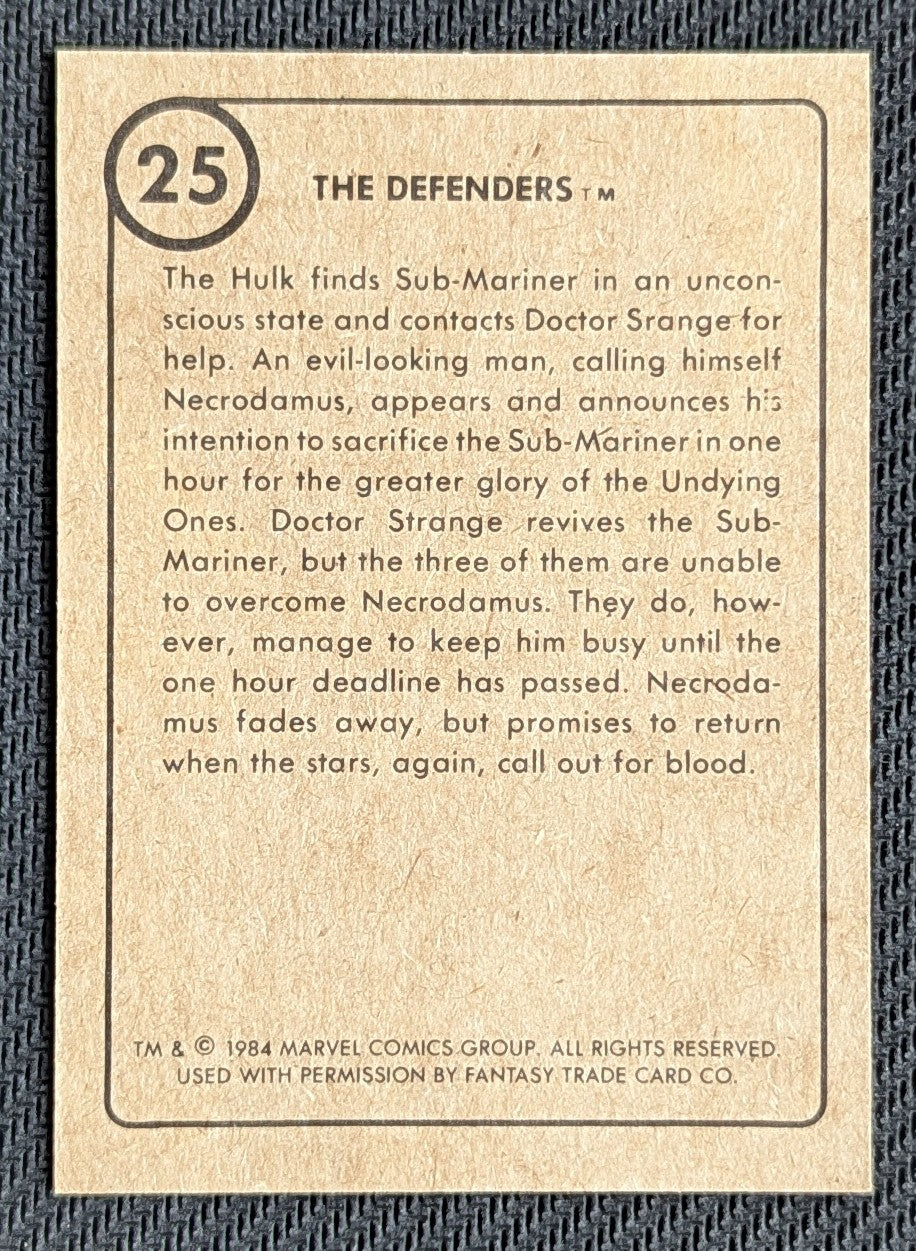#25 The Defenders - Marvel First Issue Covers 1984