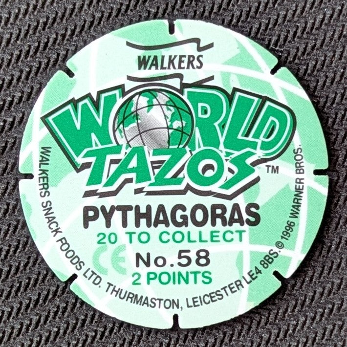 #58 - Pythagoras > World Tazos > Walkers > Looney Tunes