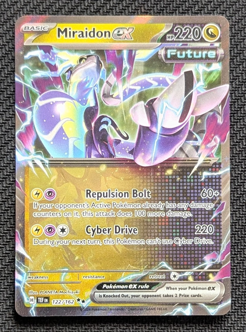 Miraidon ex - 122/162
Holo
Double Rare - Unlimited