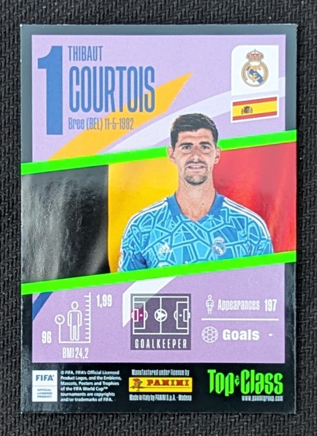 #178 - Thibaut Courtois - Real Madrid - Panini® Top Class 2023 - Max Power