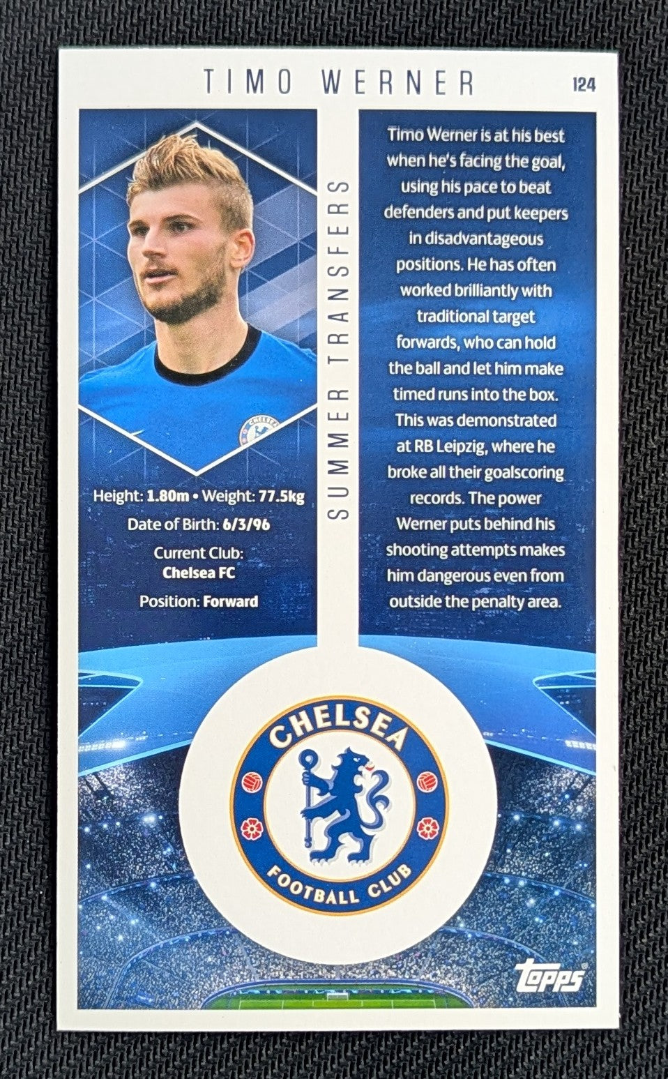#124 - Timo Werner - Chelsea - UCL Best Of The Best - Summer Transfers