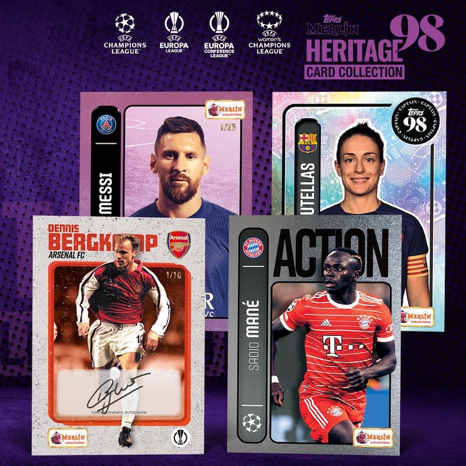 Topps® Merlin Heritage 98 UEFA Soccer 2022-23