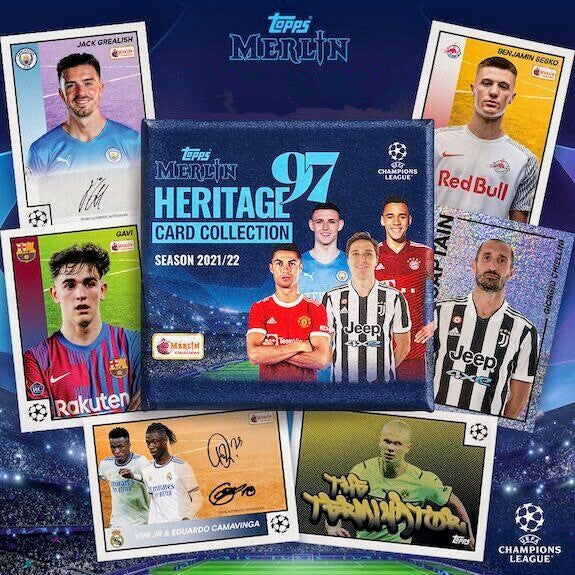 Topps® Merlin Heritage 97 UEFA Soccer 2021-22