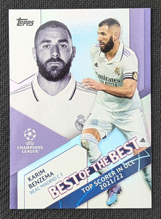 #BB-1 - Karim Benzema - Real Madrid - Topps® UEFA Club Competitions 2022/23 - Best Of The Best