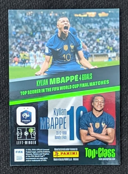 #264 - Kylian Mbappe - France - Panini® Top Class 2023 - Unbeatable (Blue)