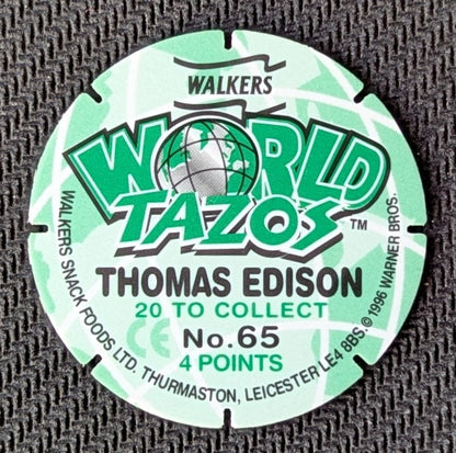 #65 - Thomas Edison > World Tazos > Walkers > Looney Tunes