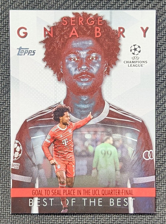 #BM-10 - Serge Gnabry - FC Bayern Munchen - Topps® UEFA Club Competitions 2023/24 - Best Of The Best