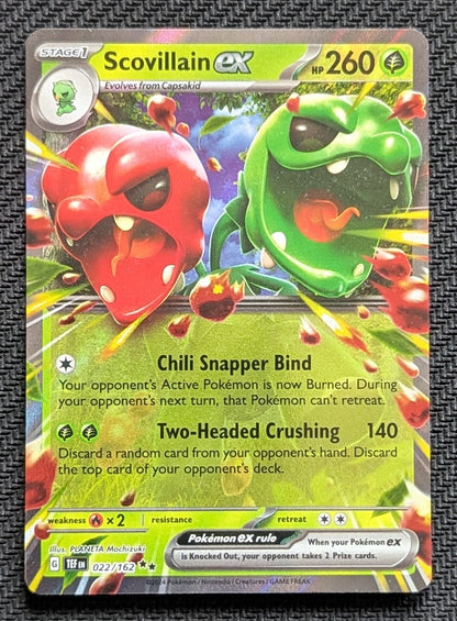 Scovillain ex - 022/162
Holo
Double Rare - Unlimited