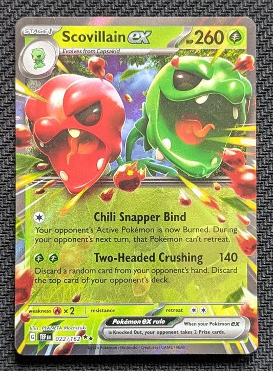Scovillain ex - 022/162
Holo
Double Rare - Unlimited