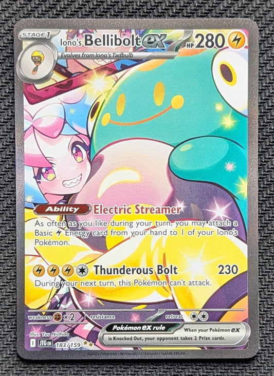 Iono's Bellibolt ex - 183/159
Holo
Special Illustration Rare - Unlimited