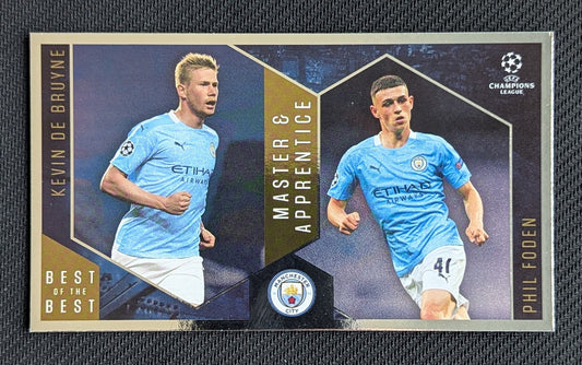 #137 - Kevin De Bruyne & Phil Foden - Manchester City - UCL Best Of The Best - Master & Apprentice