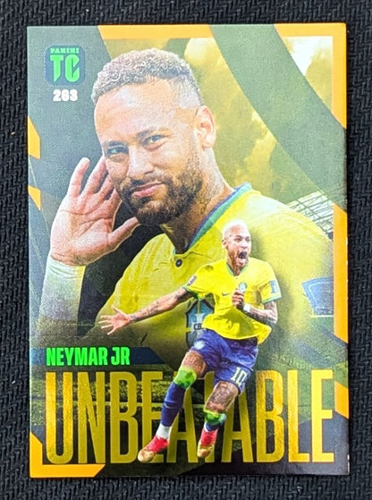 #263 - Neymar Jr. - Brazil - Panini® Top Class 2023 - Unbeatable (Yellow)