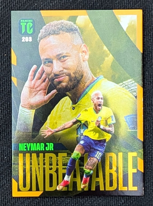 #263 - Neymar Jr. - Brazil - Panini® Top Class 2023 - Unbeatable (Yellow)