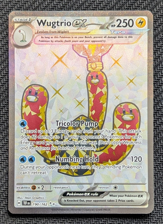Wugtrio ex - 190/162
Holo
Ultra Rare - Unlimited