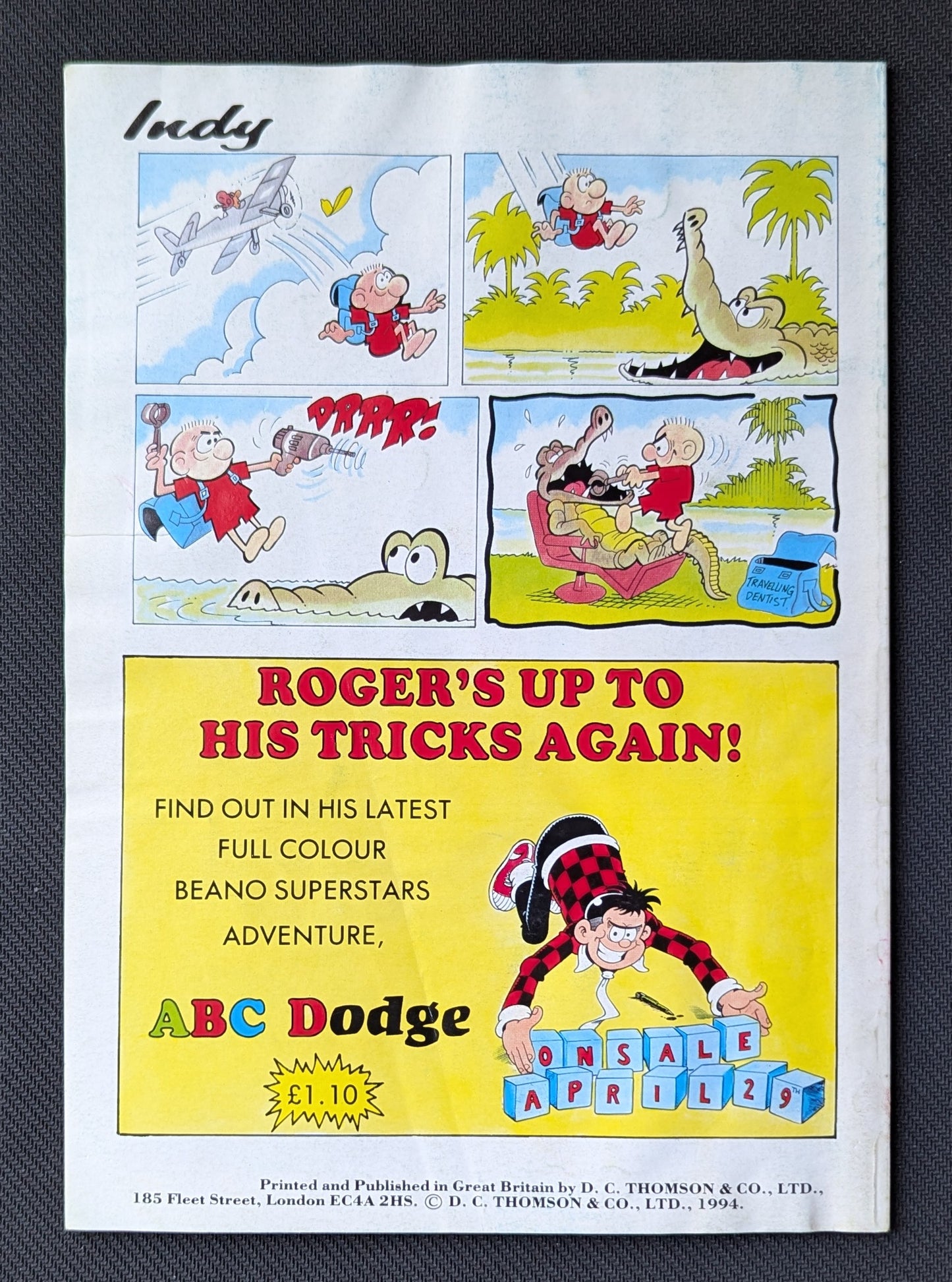 The Beano Super Stars #27 Dennis The Menace "The Case Of The Gold Glove"
