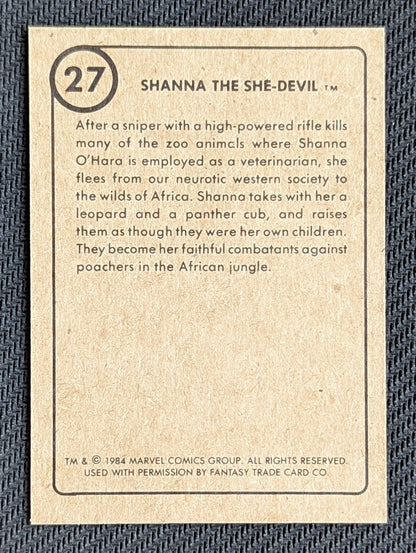 #27 Shanna The She-Devil - Marvel First Issue Covers 1984