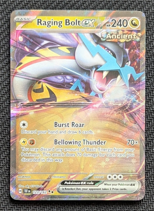 Raging Bolt ex - 123/162
Holo
Double Rare - Unlimited