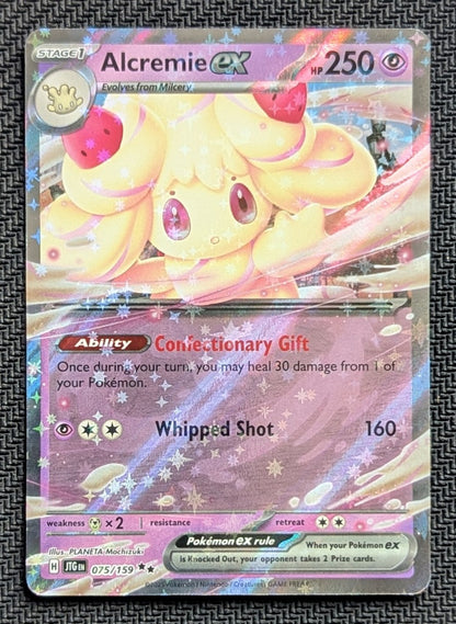 Alcremie ex - 075/159
Holo
Double Rare - Unlimited