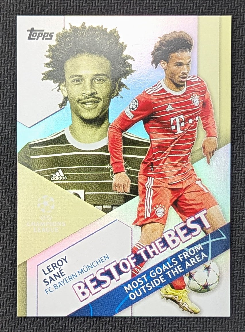 #BB-3 - Leroy Sane - FC Bayern Munchen - Topps® UEFA Club Competitions 2022/23 - Best Of The Best