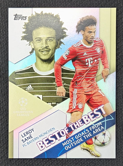 #BB-3 - Leroy Sane - FC Bayern Munchen - Topps® UEFA Club Competitions 2022/23 - Best Of The Best
