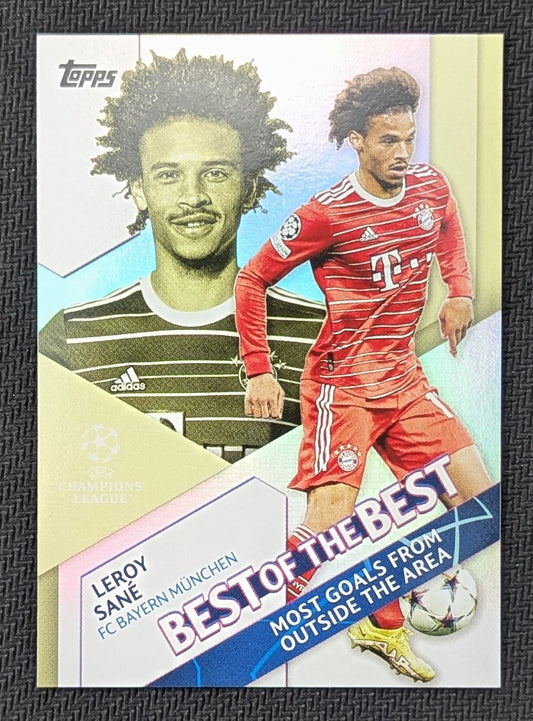 #BB-3 - Leroy Sane - FC Bayern Munchen - Topps® UEFA Club Competitions 2022/23 - Best Of The Best