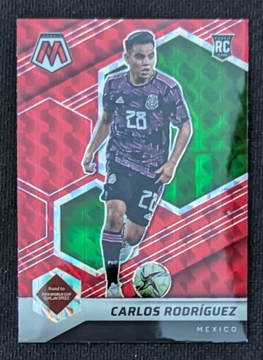 #24 - Carlos Rodriguez - Mexico - Panini® Mosaic Road to FIFA World Cup 2021/22 - Red Mosaic Rookie
