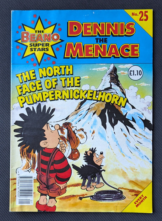The Beano Super Stars #25 Dennis The Menace "The North Face Of The Pumpernickelhorn"