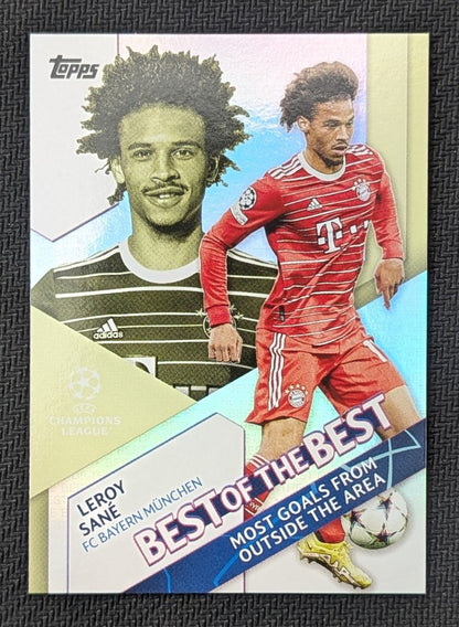 #BB-3 - Leroy Sane - FC Bayern Munchen - Topps® UEFA Club Competitions 2022/23 - Best Of The Best