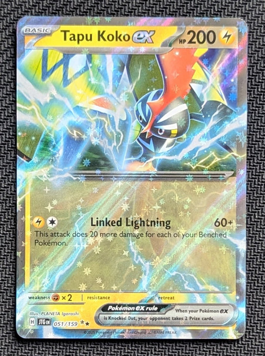 Tapu Koko ex - 051/159
Holo
Double Rare - Unlimited