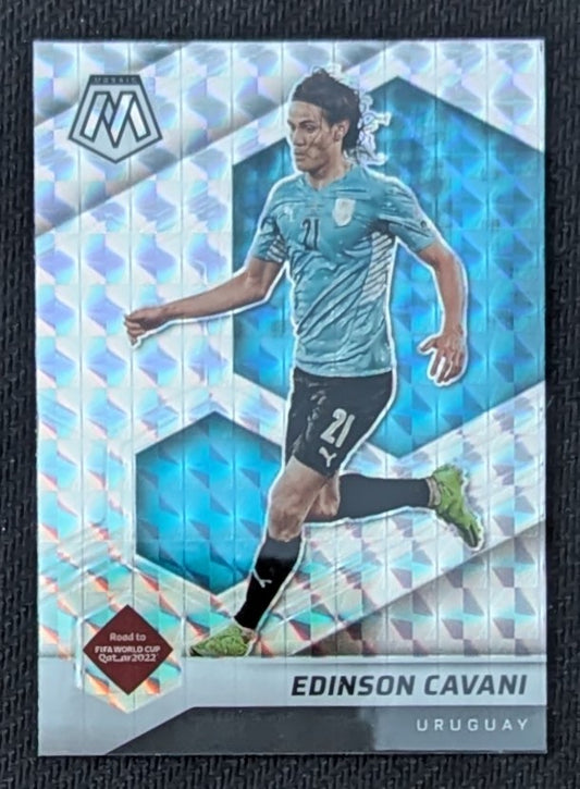 #121 - Edison Cavani - Uraguay - Panini® Mosaic Road to FIFA World Cup 2021/22 - Pitch Masters - Blue Mosaic