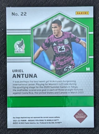 #22 - Uriel Antuna - Mexico - Panini® Mosaic Road to FIFA World Cup 2021/22 - Rookie