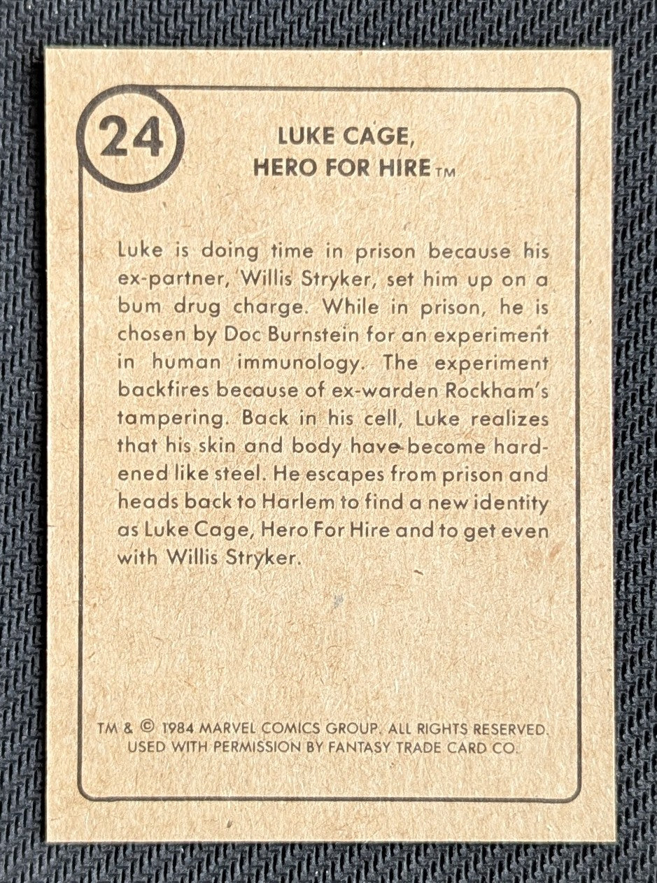 #24 Luke Cage Hero For Hire - Marvel First Issue Covers 1984