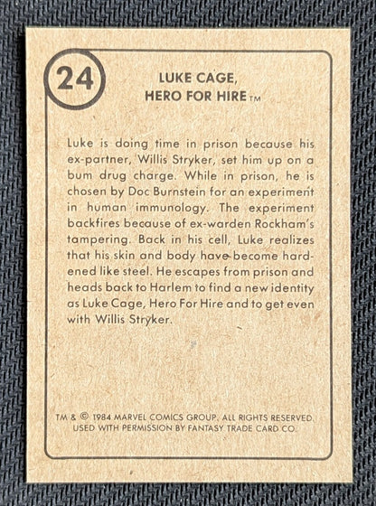 #24 Luke Cage Hero For Hire - Marvel First Issue Covers 1984