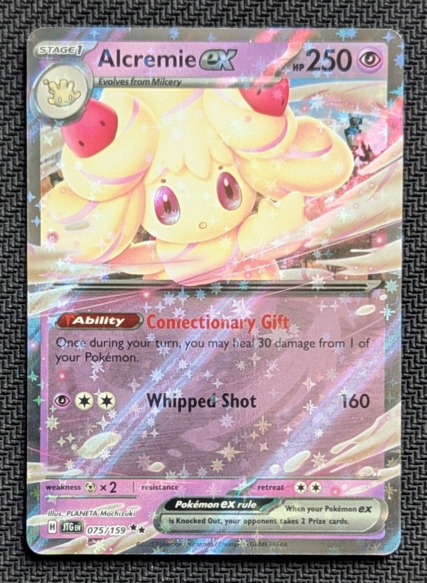 Alcremie ex - 075/159
Holo
Double Rare - Unlimited