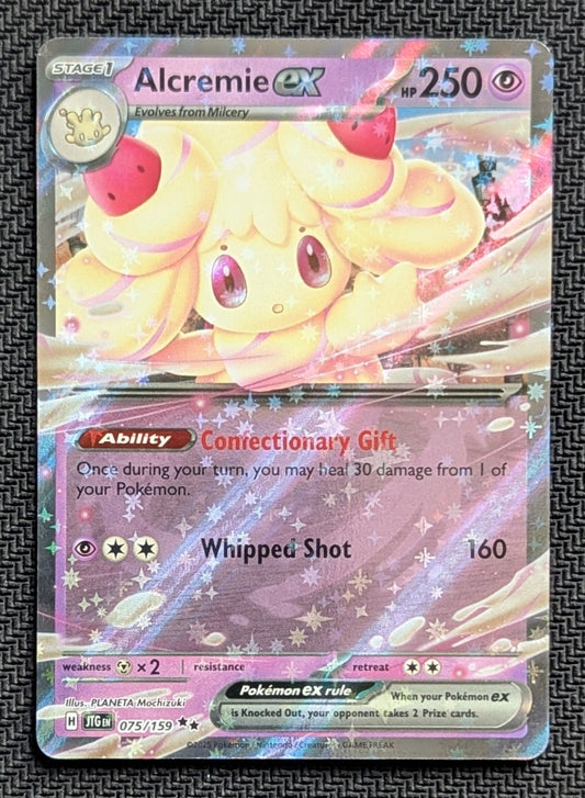 Alcremie ex - 075/159
Holo
Double Rare - Unlimited