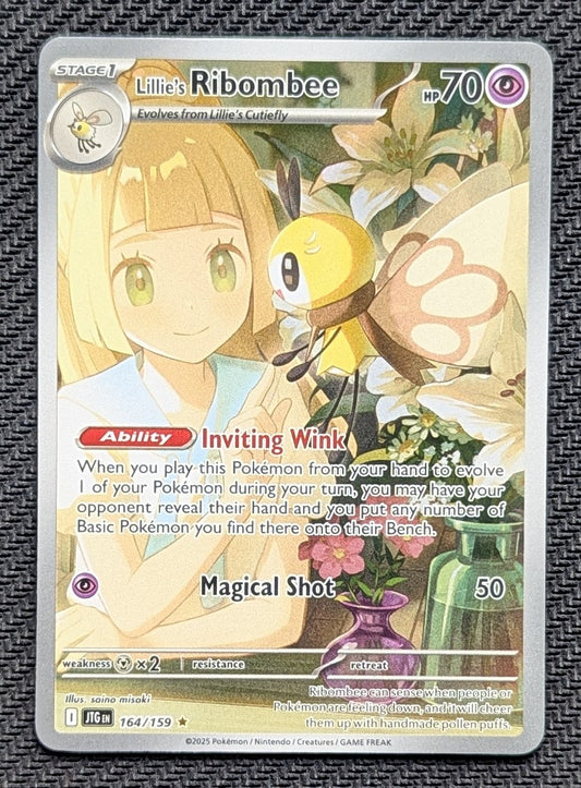 Lillie's Ribombee - 164/159
Holo
Illustration Rare - Unlimited