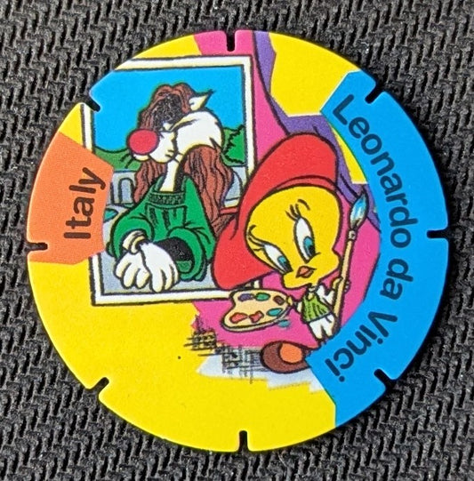 #66 - Leonardo Da Vinci > World Tazos > Walkers > Looney Tunes