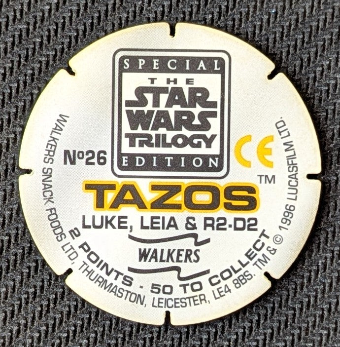 #26 - Luke, Leia & R2-D2 > Tazos > Walkers > Star Wars