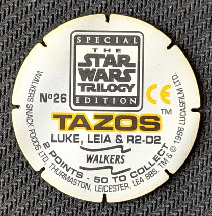 #26 - Luke, Leia & R2-D2 > Tazos > Walkers > Star Wars